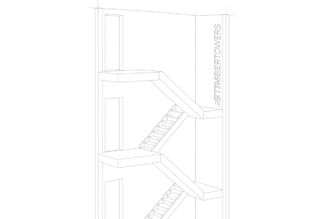 Building elevation blueprint